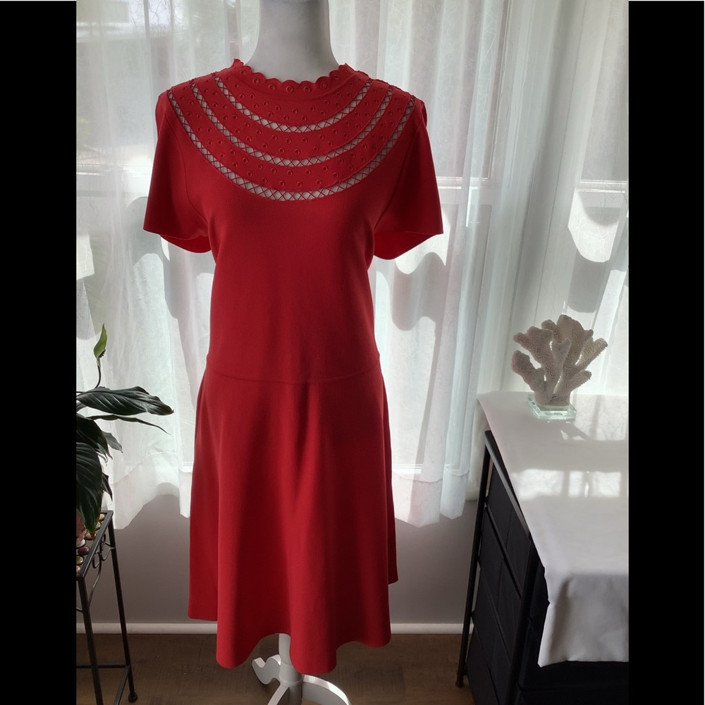 Eliza J red dress